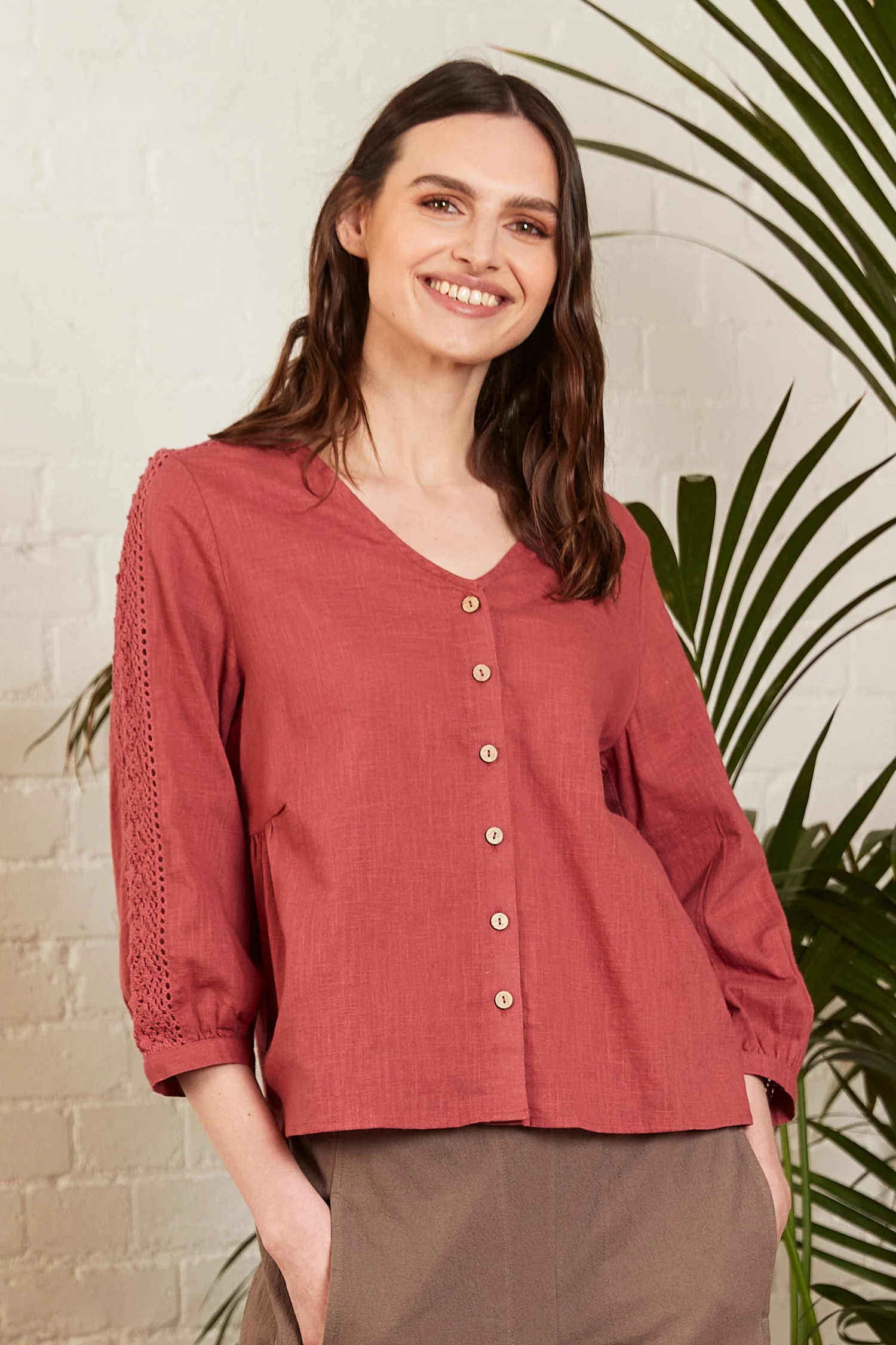 Women's V-Neck Tops